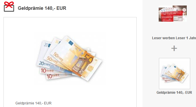 Stern Aboknaller fast geschenkt