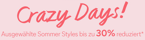 Crazy Days bei C&A Onlineshop