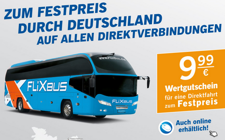 Flixbus billig bei LIDL