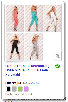 Hosenanzug für Damen + trendy und jugendlich