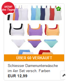 Schiesser Damenunterwäsche reduziert und günstig