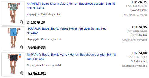 Badehosen in Markenqualität billig
