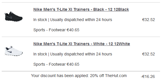 Bei The Hut mit Discount Code sparen