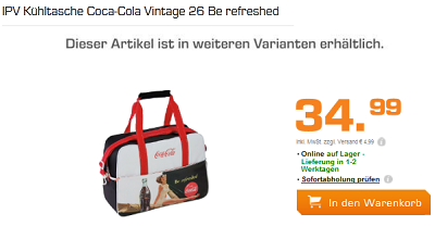 Coca Cola Kühltasche günstig