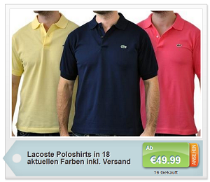 Lacoste Poloshirts zum Angebotspreis
