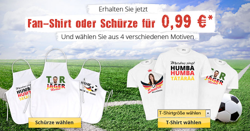 myPrinting Knalleraktion für WM-Fans