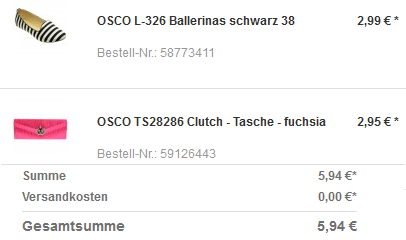 OSCO  Gutscheinnutzen und Deals verputzen