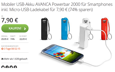 Powerbar bei Groupon