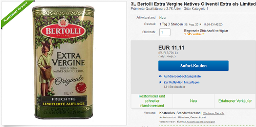 Bertolli Deal