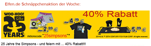 Elfen Gutschein Simpsons