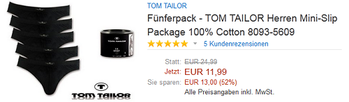 Tom Tailor Unterwäsche