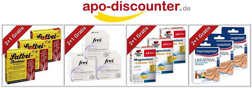 apo-discounter Gutscheincode und Gratisartikel