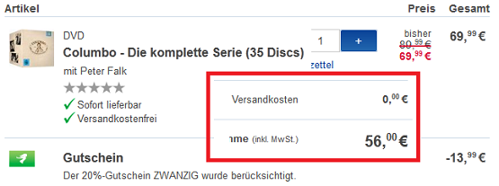 Columbo Deal