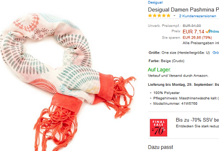 Desigual Deal & Schnäppchen