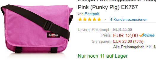 Eastpak Tasche billig