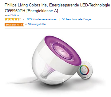 Philips Living Colors Iris reduziert