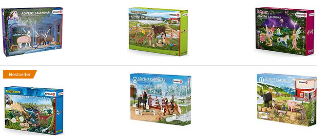 Schleich Adventskalender für Kinder: Übersich, Auswahl, Sammlung bei amazon.de