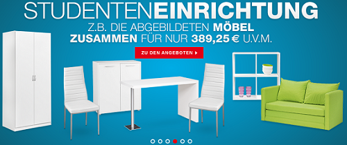 Studenten beim XXXL Shop