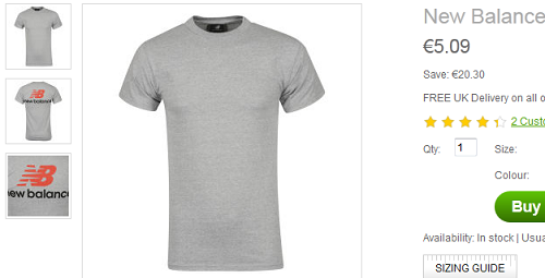 T-Shirt zavvi NEW Balance