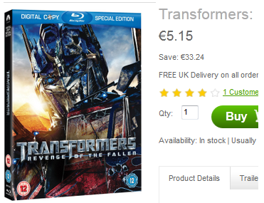 Transformers billig