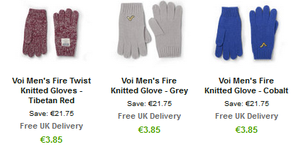 Voi Handschuhe billig reduziert