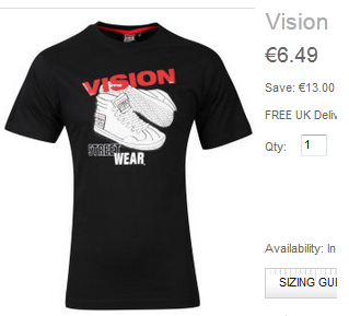 Vision T-Shirt billig