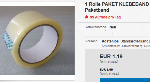 Klebeband billig versandkostenfrei