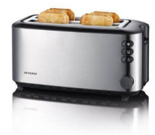 Severin Toaster mit 4 Scheiben reduziert