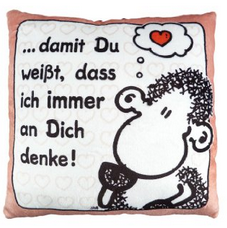 Sheepworld Kissen als Geschenkidee