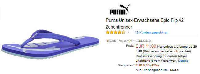 PUMA Zehentrenner Epic Flip v2