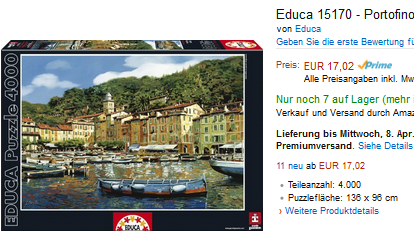 Educa Puzzle billig