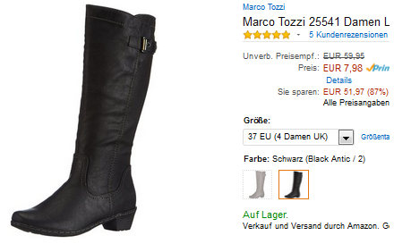 Marco Tozzi Damenstiefel billig