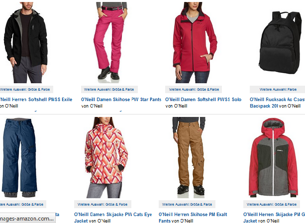 ONeill Gutscheincode bei Amazon