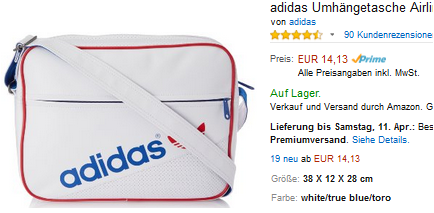 Taschen von adidas billig & reduziert