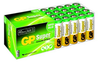 GP LR06 Mignon AA Super Alkaline 40 Stück billig & reduziert