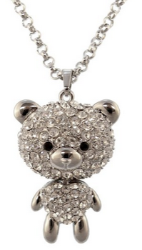 Kette mit Bärchchen-Ahnhänger + Teddybär Geschenkidee