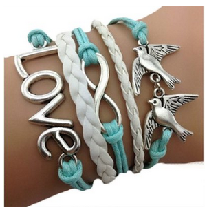 ASHIA-Armband mit Tauben & Accessoires