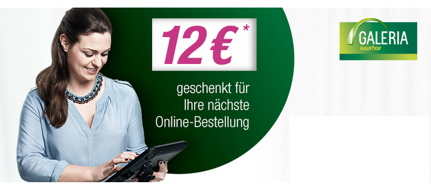 Aktionsnummer Galeria Kaufhof Onlineshop
