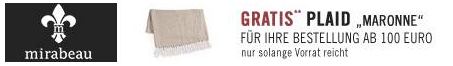 Gratisartikel bei mirabeau