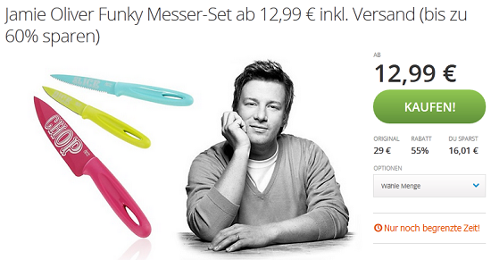 Jamie Oliver Messerset Funky billig