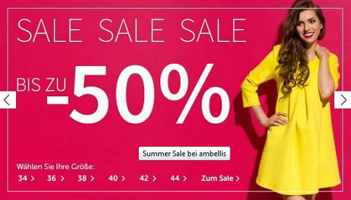 Summer Sale bei Ambellis