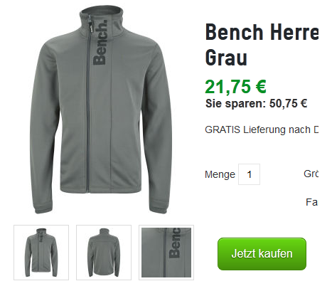 Bench Jacke Racecourse billig & reduziert