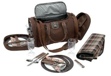 Geschenkidee Picknick-Tasche mit Geschirr