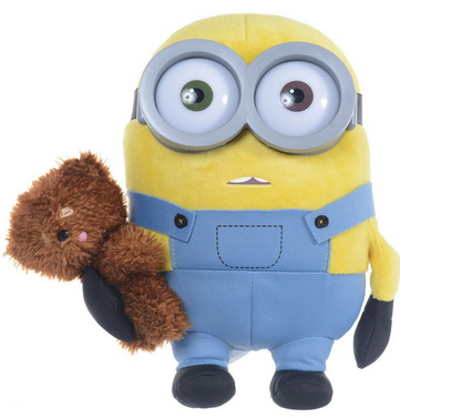 Minions Kuscheltier - Bob mit Plüschbär