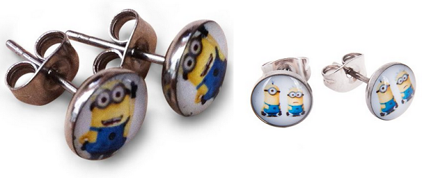 Minions Ohrringe & Ohrstecker Geschenkidee