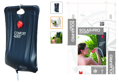 Solar-Pro-Dusche für Garten