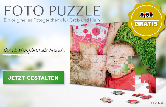 Fotopuzzle geschenkt, Gratisartikel bei myprinting