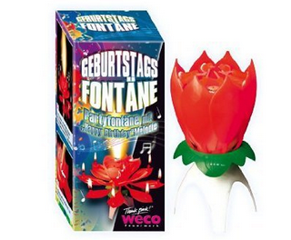 Geschenkidee Geburtstagsblume von Weco