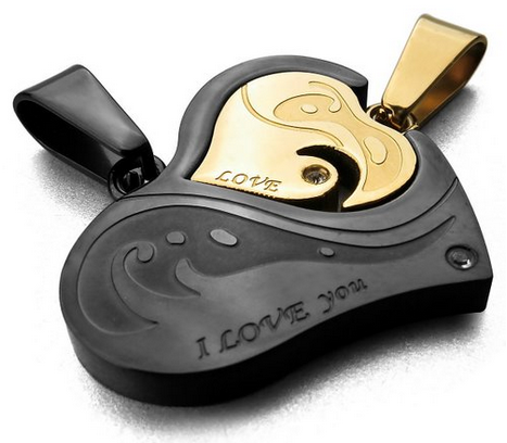 Kette für Paare & Verliebte - I Love You