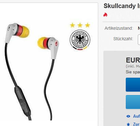 Skullcandy In-Ear-Kopfhörer günstig & reduziert
